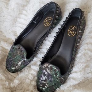 ASH Women's As If Spiked Loafer Shoes